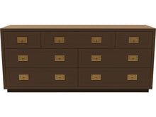 Load image into Gallery viewer, 64&quot; Unfinished 7 Drawer Henredon Vintage Dresser #08501
