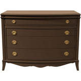 47" Unfinished 4 Drawer Vintage Dresser #08653