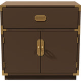 30" Unfinished 1 Drawer 2 Door Bernhardt Vintage Dresser #08726