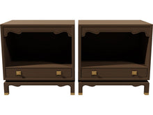 Load image into Gallery viewer, 24&quot; Unfinished 1 Drawer Vintage Nightstand Set of 2 #08519
