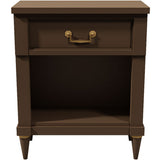 19" Unfinished 1 Drawer CenTury Vintage Single Nightstand #08442
