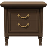26" Unfinished 2 Drawer Dixie Vintage Single Nightstand #08804