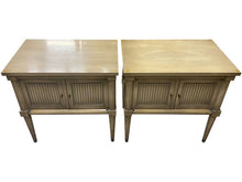 Load image into Gallery viewer, 25&quot; Unfinished 2 Door Vintage Nightstand Set of 2 #08385
