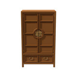 42" Unfinished 2 Door 2 Drawer Century Vintage Cabinet #08320