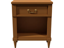 Load image into Gallery viewer, 19&quot; Unfinished 1 Drawer CenTury Vintage Single Nightstand #08442
