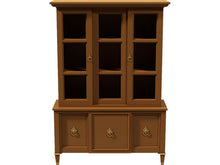 Load image into Gallery viewer, 50&quot; Unfinished 5 Door Vintage Hutch #08546
