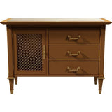 36" Unfinished 2 Drawer 1 Door Vintage Buffet #08327