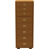 20.75" Unfinished 7 Drawer Drexel Vintage Tallboy #08572