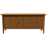 72" Unfinished 4 Door Vintage Buffet #08842