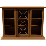 50" Unfinished 2 Door Vintage Hutch Top #08787