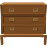 32" Unfinished 3 Drawer Vintage Dresser #08834