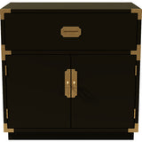 30" Unfinished 1 Drawer 2 Door Bernhardt Vintage Dresser #08726
