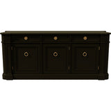 72" Unfinished 3 Door 3 Drawer Drexel Vintage Buffet #08860