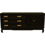 68" Unfinished 2 Door 3 Drawer Vintage Buffet #08822