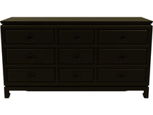 Load image into Gallery viewer, 60&quot; Unfinished 9 Drawer Vintage Dresser #08598
