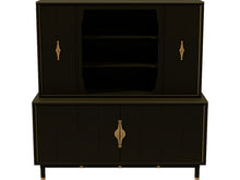 Load image into Gallery viewer, 67&quot; Unfinished 4 Door Vintage Hutch #08535
