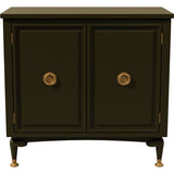 34.25" Unfinished 2 Door Vintage Marble Top Buffet #08849
