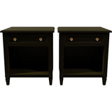 22" Unfinished 1 Drawer Kindel Vintage Nightstand Set of 2 #08623