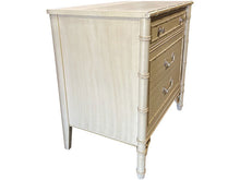 Load image into Gallery viewer, 30&quot; Unfinished 3 Drawer Thomasville Vintage Bamboo Style Dresser #08326
