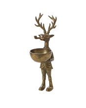 Load image into Gallery viewer, Frankie Brass Deer Dishstand
