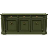 72" Unfinished 3 Door 3 Drawer Drexel Vintage Buffet #08860