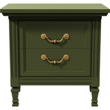 26" Unfinished 2 Drawer Dixie Vintage Single Nightstand #08804