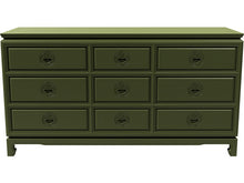 Load image into Gallery viewer, 60&quot; Unfinished 9 Drawer Vintage Dresser #08598
