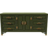 66" Unfinished 6 Drawer 2 Door Vintage Buffet #08550