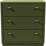 30.25" Unfinished 3 Drawer Drexel Vintage Dresser #08752