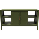 44" Unfinished 2 Door Vintage Bar Cart #08843