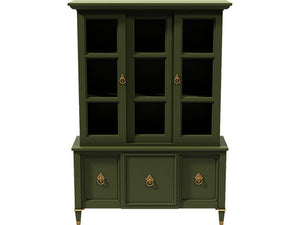 50" Unfinished 5 Door Vintage Hutch #08546
