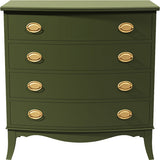 32" Unfinished 4 Drawer Vintage Dresser #08731