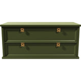38.5" Unfinished 2 Drawer Vintage Single Nightstand #08579