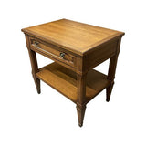 22.5" Unfinished 1 Drawer Drexel Vintage Single Nightstand #08410