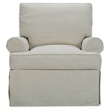 Sophie Slipcovered Swivel Glider