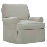Sophie Slipcovered Swivel Glider