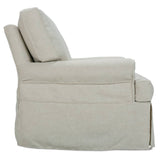 Sophie Slipcovered Swivel Glider