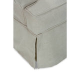 Sophie Slipcovered Swivel Glider