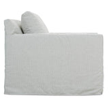 Sylvie Slipcovered Swivel Chair