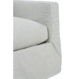 Sylvie Slipcovered Swivel Chair
