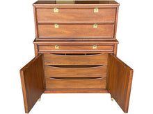 Load image into Gallery viewer, 38.5&quot; Unfinished 3 Drawer 2 Door Vintage Tallboy #08462
