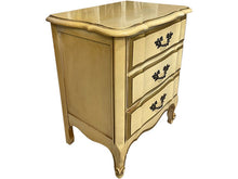 Load image into Gallery viewer, 23&quot; Unfinished 3 Drawer Palais Royal Vintage Single Nightstand #08343
