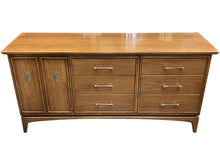 Load image into Gallery viewer, 64&quot; Unfinished 1 Door 6 Drawer Kent-Coffey Vintage Dresser #08419
