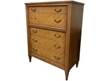Load image into Gallery viewer, 38&quot; Unfinished 5 Drawer Century Vintage Tallboy #08255
