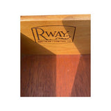 64.5" Finished Marseilles Gloss 9 Drawer Rway Vintage Dresser #08290 : At Our Munster Location