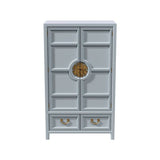 42" Unfinished 2 Door 2 Drawer Century Vintage Cabinet #08320