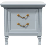 26" Unfinished 2 Drawer Dixie Vintage Single Nightstand #08804