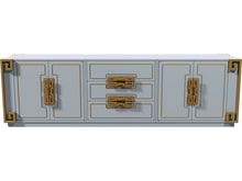 Load image into Gallery viewer, 105&quot; Unfinished 4 Door 3 Drawer Mastercraft Furniture co. Vintage Buffet #07991
