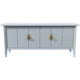 72" Unfinished 4 Door Vintage Buffet #08842