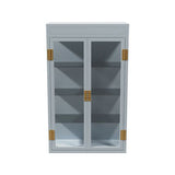 32" Unfinished 2 Door Vintage Hutch #08617